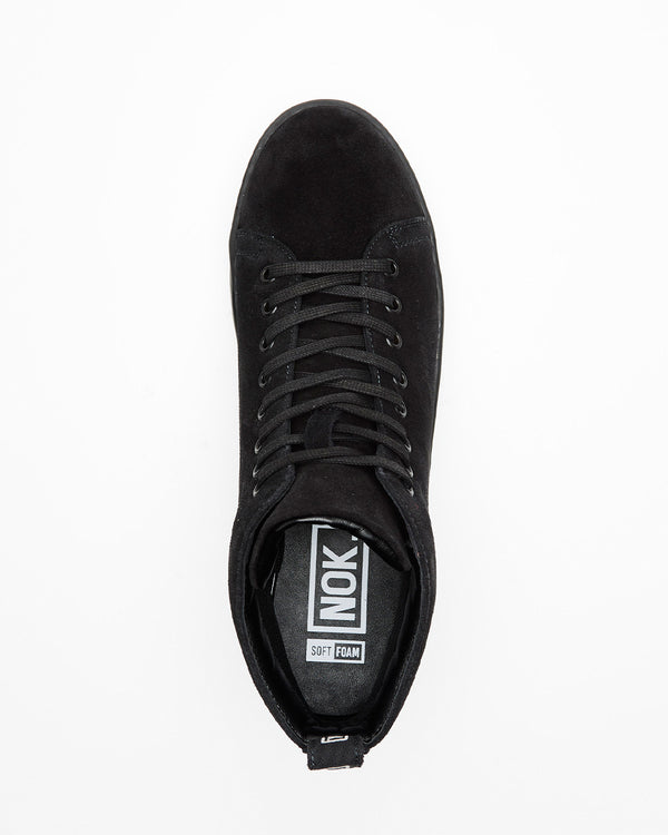Zapatilla Mid Tiller Negra Suede Hombre V2