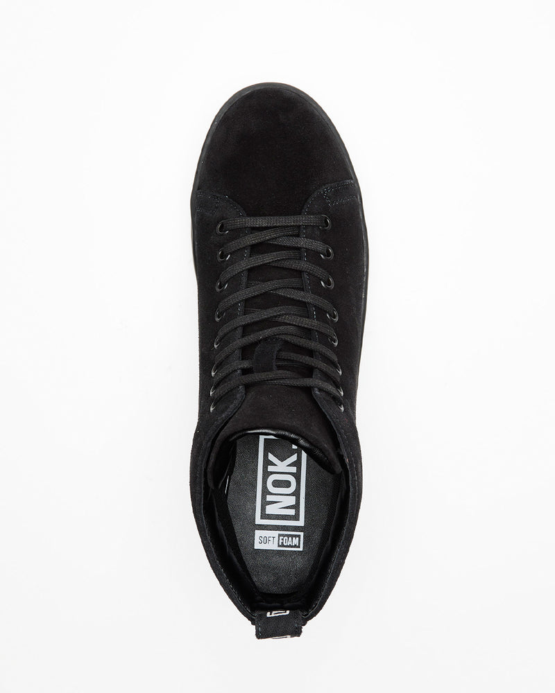 Zapatilla Mid Tiller Negra Suede Hombre V2