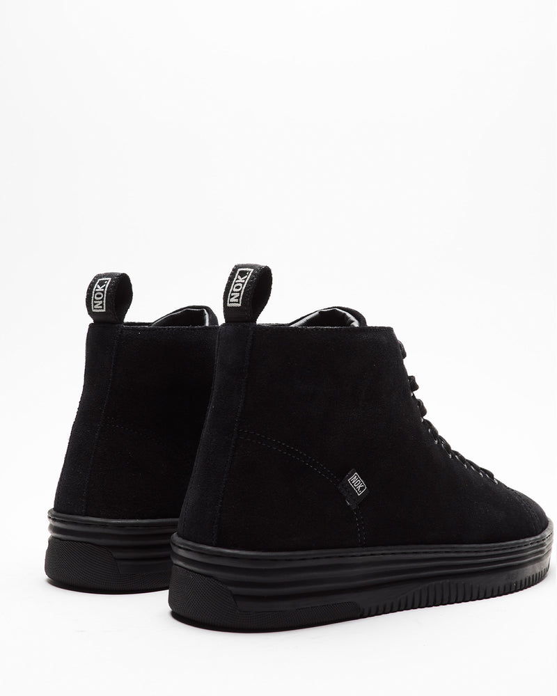 Zapatilla Mid Tiller Negra Suede Hombre V2