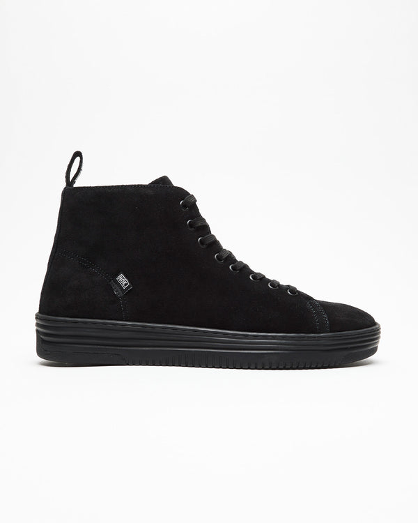 Zapatilla Mid Tiller Negra Suede Hombre V2