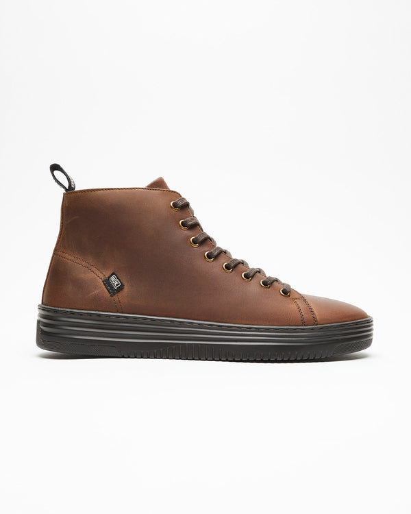 Zapatilla Mid Tiller Brown / Café Hombre V2