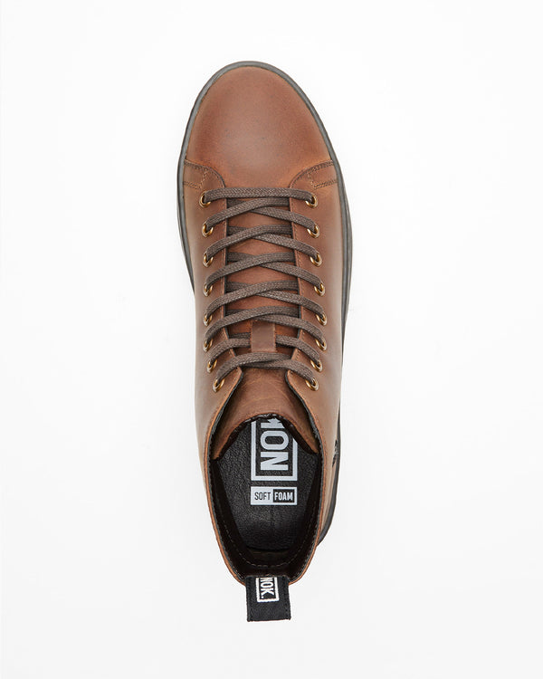 Zapatilla Mid Tiller Brown / Café Hombre V2