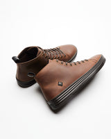Zapatilla Mid Tiller Brown / Café Hombre V2