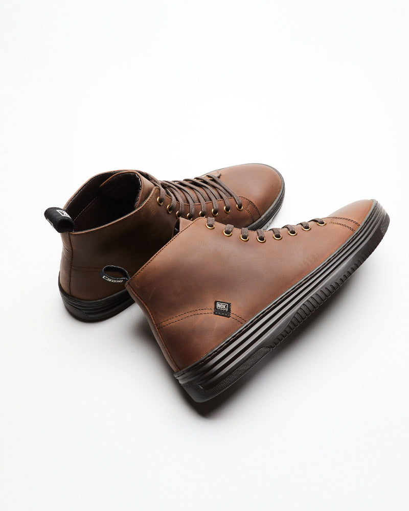 Zapatilla Mid Tiller Brown / Café Hombre V2