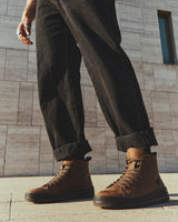 Zapatilla Mid Tiller Brown / Café Hombre V2
