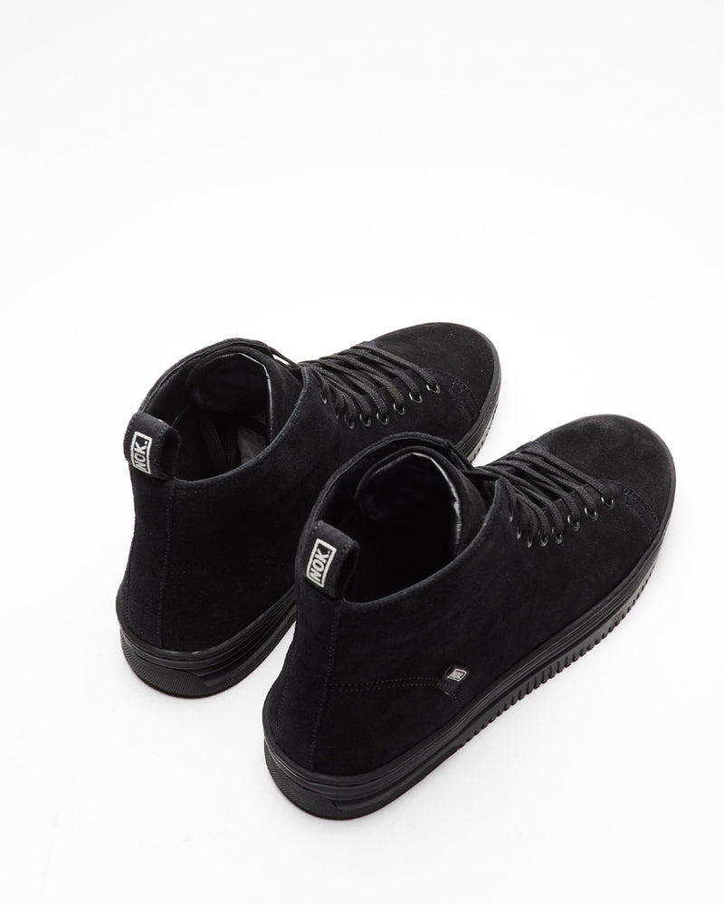 Zapatilla Mid Tiller Negra Suede Hombre V2