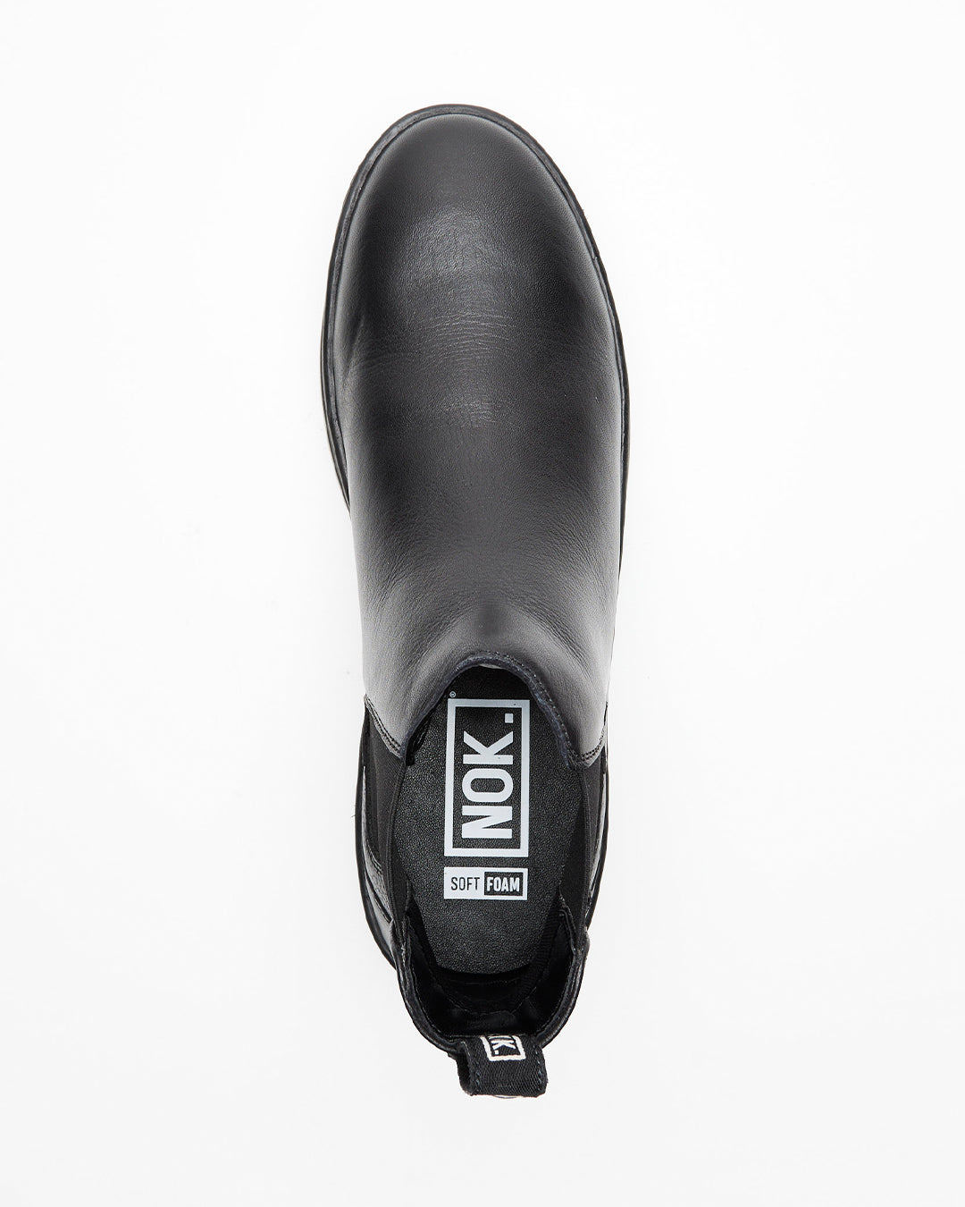 Zapatilla Mid Yoke Cuero Negra - NOKstore.cl
