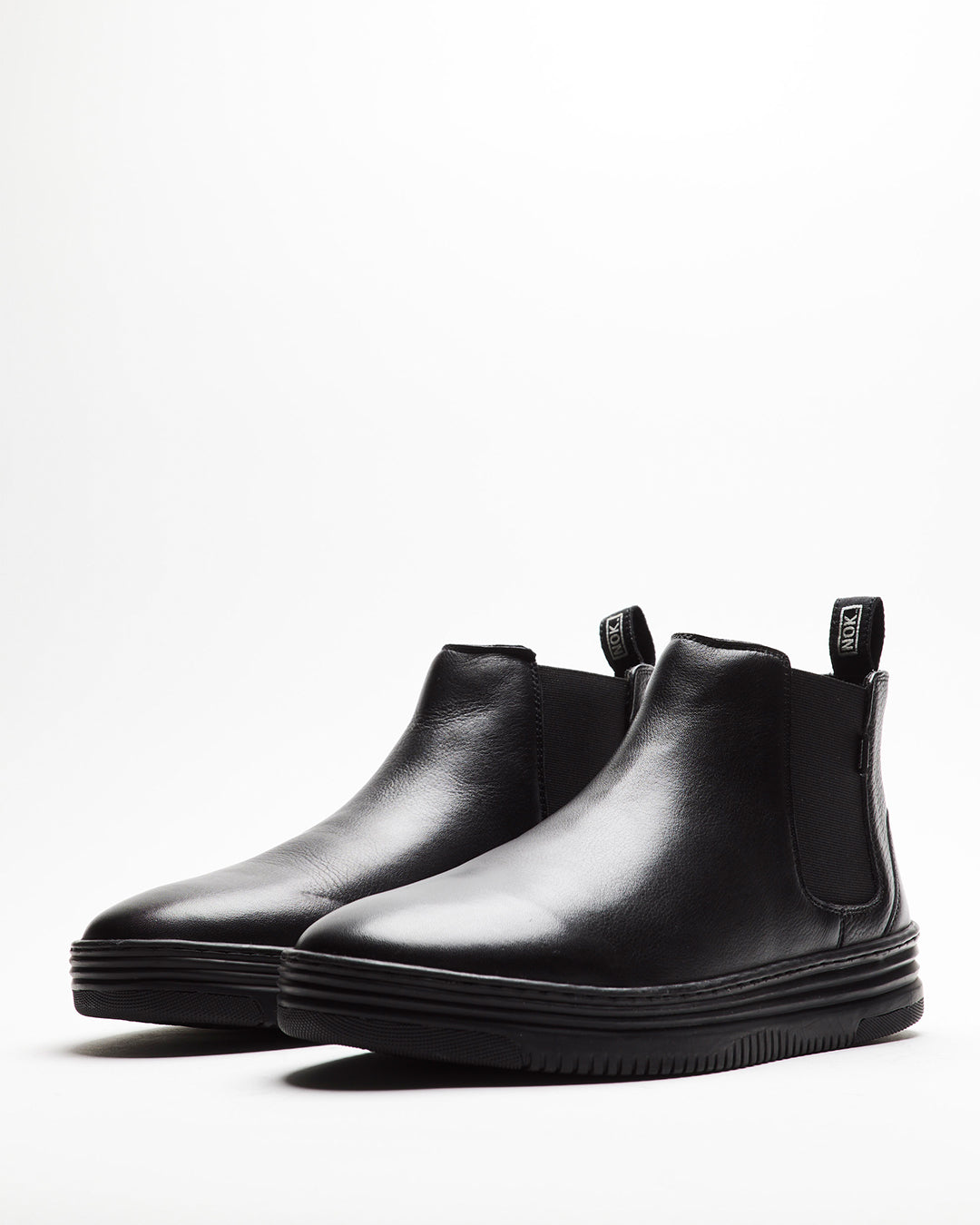 Zapatilla Mid Yoke Cuero Negra - NOKstore.cl