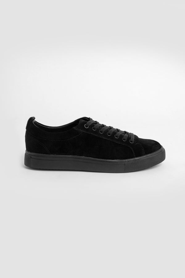 Zapatilla Tiller Negra Suede Hombre